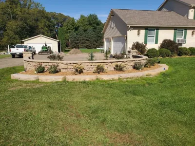 Port Byron Project 2 — Landscape Construction project by Quad City Lawn And Landscape in Rock Island