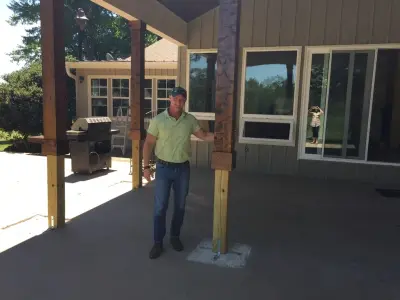 Construction of Outdoor Pavilion and Sunroom in Eagleville, TN by Down Home Renovations