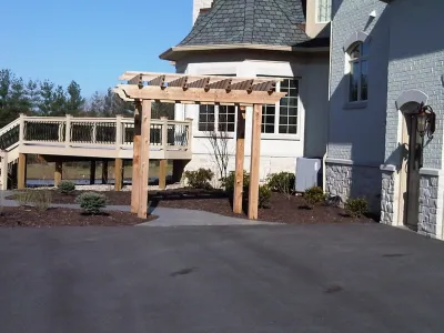 Awnings & Patio Coverings — Landscape Design project by Green Acres Landscape & Design Inc.