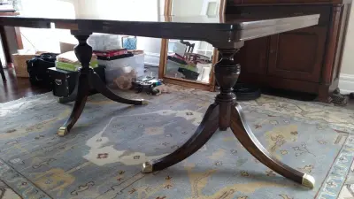 RICHEY RESTORED TABLE — Home Renovation & Remodeling Services project by Rex Austin's Remodeling