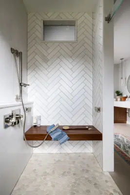 Bathroom Design for Aging in Place by Designer Builders Inc.