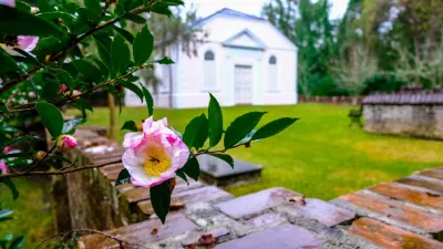 Historic church and caretaker's cottage by Green Grass Landscape Contractors