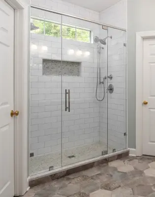 Allison Primary Bathroom by Badin Lake Builders