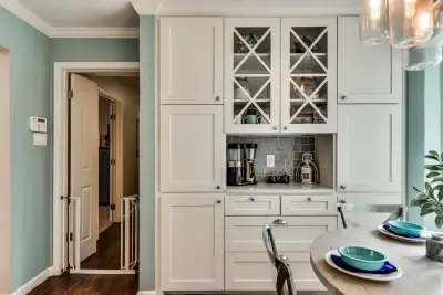 Elegant Rustic Farmhouse Culinary Space by Stringer Construction & Design