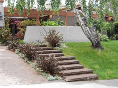 Calabasas Front Entry — Landscape Design project by Green Landscape Designs