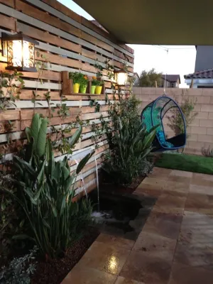 Peacocks and Pallets by Green Planet Landscaping Pools & Spa