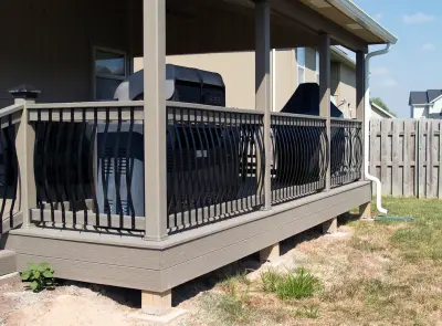 Archibald - Roof Overhang with Shingles in Kansas City by All Weather Decks