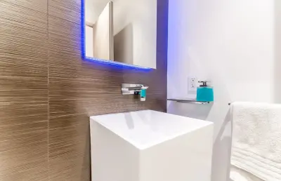Sleek Design Contemporary Bathroom by Modern Builders Co LLC