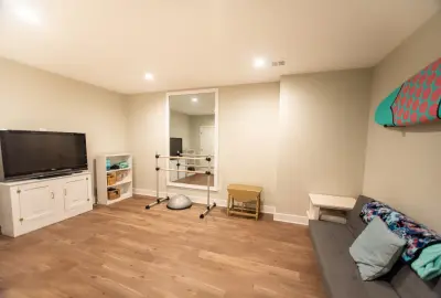 Attenborough Path Basement by Cornerstone Remodeling, LLC