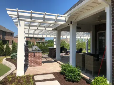 Pergola at Attingham Park — Home Renovation & Remodeling Services project by Stuber Mathes Construction, Inc.