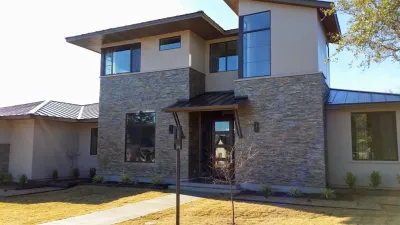 Contemporary Front and Back Yard Landscape in Austin — Landscape Design project by GreenScapes Landscaping & Pools