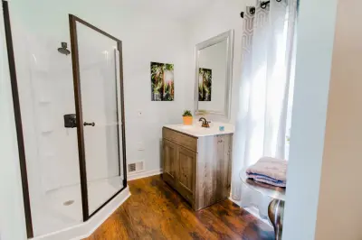 Baldwin Restroom — Home Renovation & Remodeling Services project by Elevation Construction & Design, LLC
