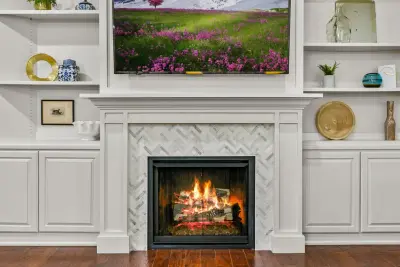 Balmoral Project 4: Fireplace Renovation by Blue Heron Builders, LLC