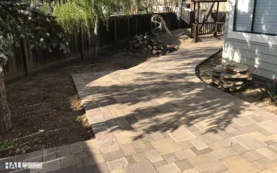 Gorgeous new patio by Hall Landscape Design
