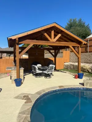 Barbee Swimming Pool Pavilion by Stillwater Building & Remodeling