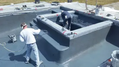 Barboursville Pebble Technology Pool by Augusta Aquatics