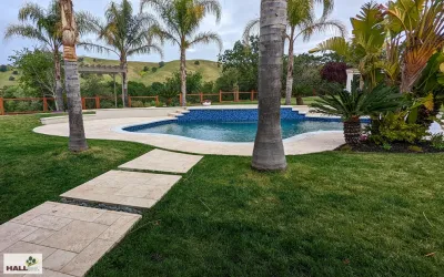 Backyard Oasis by Hall Landscape Design
