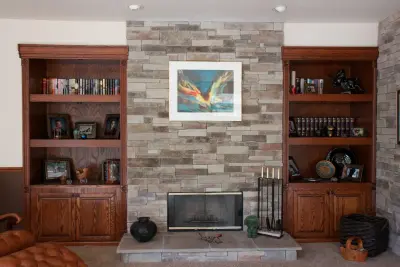 Veneered Stone Fireplaces by HX Home Solutions And North Star Stone