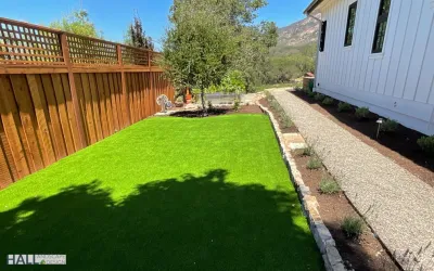 Sweeping views for this natural landscape design by Hall Landscape Design
