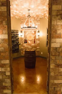 Underground Pub and Wine Storage — Home Renovation & Remodeling Services project by Stonehenge Construction LLC