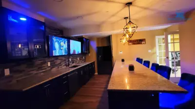 Cellar Pub Makeover by J&E Modern Construction LLC