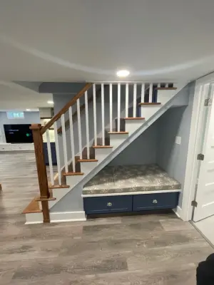 Basement Renovation by Beverly Thomas LLC