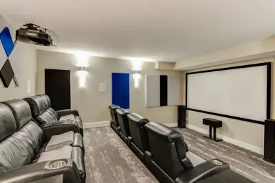 Entertainment Basement by Aleto Construction Group