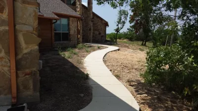 Happy Gardens - Sidewalk & Pathway Installation in Fort Worth, TX