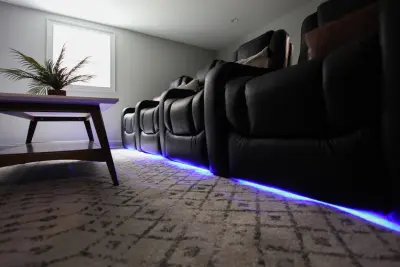 Underground Film Space and Workspace by Owners Choice Construction