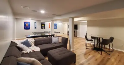 Basement Renovation by Martanne Construction