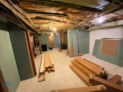 Basement Renovation Project 10 by J&E Modern Construction LLC