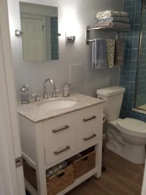 Custom Tiling for Basement Steam Shower — Home Renovation & Remodeling Services project by Pro Basement Inc.