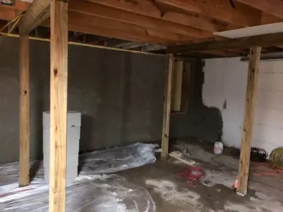 Basement Wall Restoration by The Basement Kings
