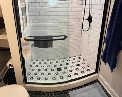 Del Ray TH Basement with Bathroom by Beverly Thomas LLC