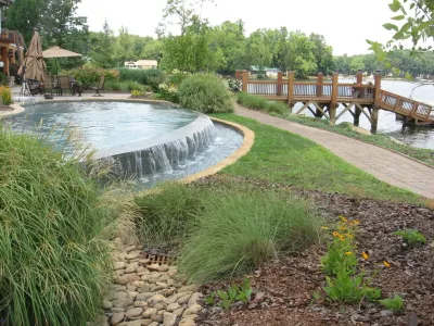 High Rock Lake New Construction by Hawkins Landscape Architecture/TriadGarden