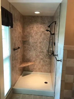 Bathroom and Shower Renovation — Home Renovation & Remodeling Services project by American Home Design