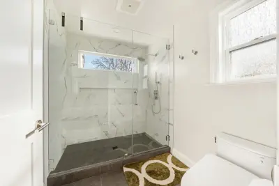 Foster City Bathroom and Living Room by Golden View Renovation