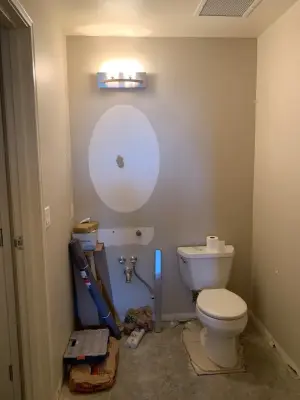 Restroom and Powder Room Renovation — Home Renovation & Remodeling Services project by Tridel Construction