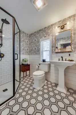 Restroom and Enclosed Porch by Aleto Construction Group