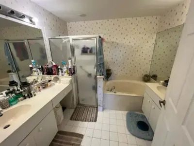 Bathroom Makeover: Before and After by Abba Construction & Remodeling