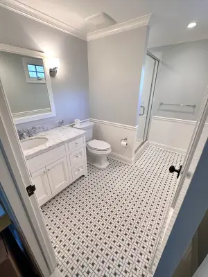 Bedford Bathroom Upgrade — Home Renovation & Remodeling Services project by Cosenza Enterprises LLC