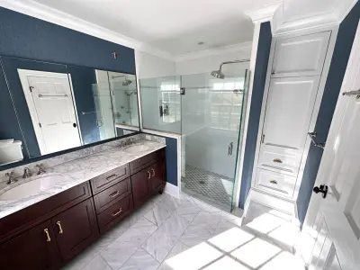 Bedford Bathroom Renovation — Home Renovation & Remodeling Services project by Cosenza Enterprises LLC
