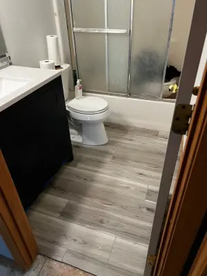 Restoration of Flooded Bathroom — Home Renovation & Remodeling Services project by Home Solutions NW