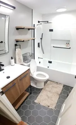 Hudson Full Bathroom Renovation Project by Butler Building & Restoration LLC