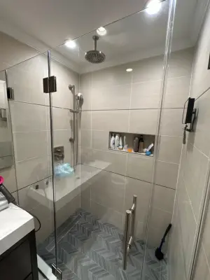 Bathroom Renovation in a Home in Albertson, NY — Home Renovation & Remodeling Services project by Novu Designs