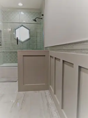 Restroom on Towanda — Home Renovation & Remodeling Services project by Morris Modern Homes LLC