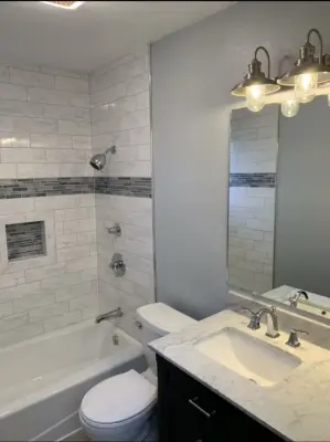 Restroom — Home Renovation & Remodeling Services project by Olhausen Construction And Management, LLC