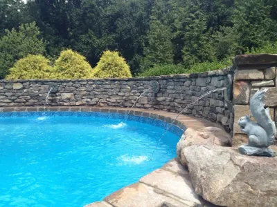 Summerfield Pool Renovation — Landscape Design project by Hawkins Landscape Architecture/TriadGarden