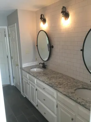 Primary Bathroom Renovation — Home Renovation & Remodeling Services project by Straight Line Construction, Inc.