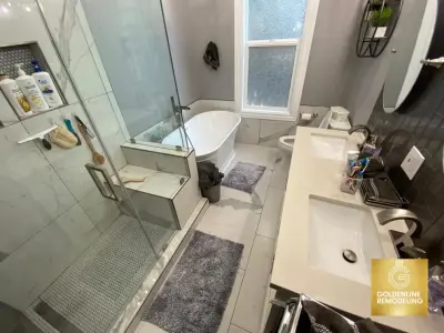 Beverly Hills Bathroom Makeover by Goldenline Remodeling
